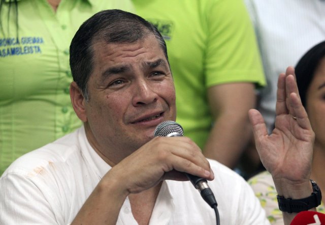 El expresidente de Ecuador, Rafael Correa. REUTERS/Daniel Tapia