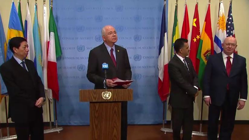 Rafael Ramírez, acompañado de Rusia, China y Bolivia, califica de “acto hostil” reunión del Consejo de Seguridad
