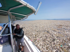 ¡Impresionante! Encontraron un “mar de plástico” en el Caribe (FOTOS)