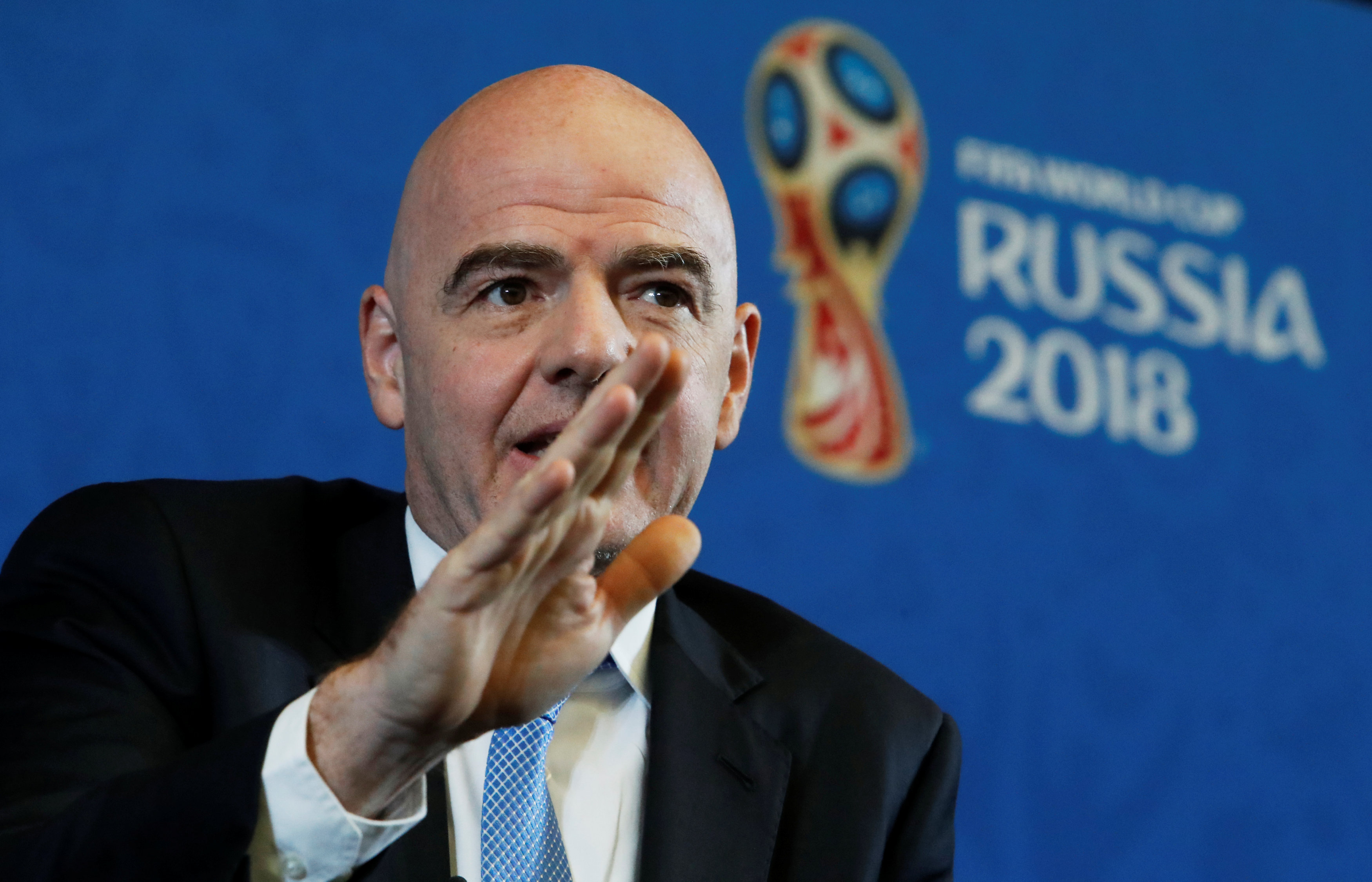 Gianni Infantino: El Mundial de Rusia 2018 será el mejor de la historia