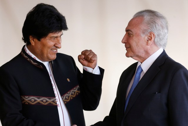Evo Morales, presidente de Bolivia en la reunión de Mercosur // Foto REUTERS/Adriano Machado