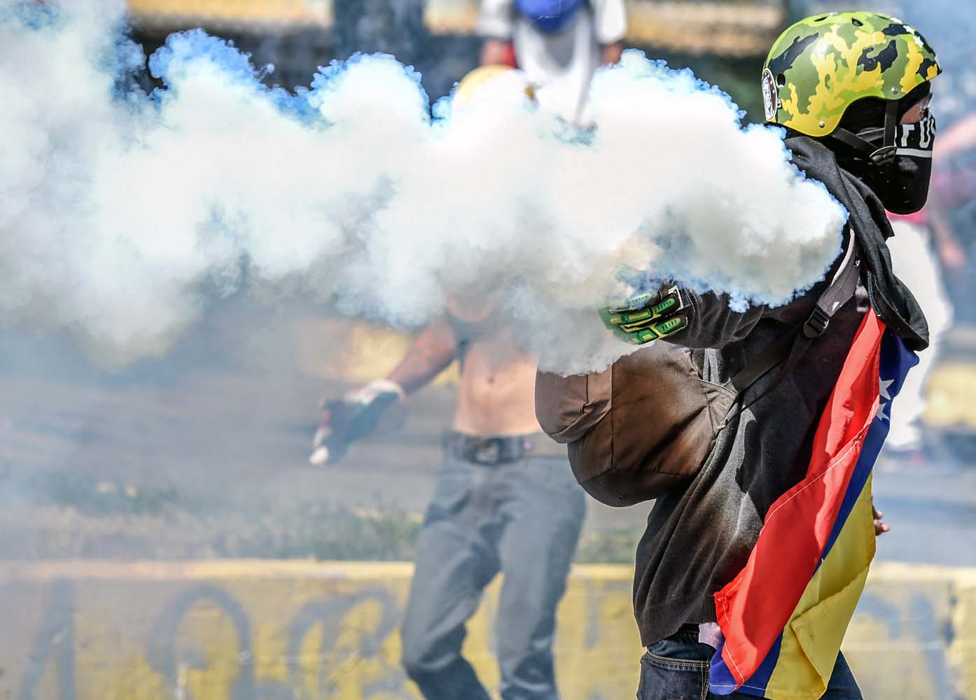 Detienen a manifestante que mostró sus genitales a la GNB durante protesta en Las Tres Gracias