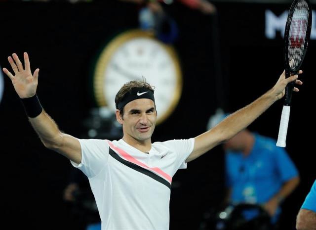 Roger Federer pasa a semifinales en el Abierto de Australia // Foto EFE