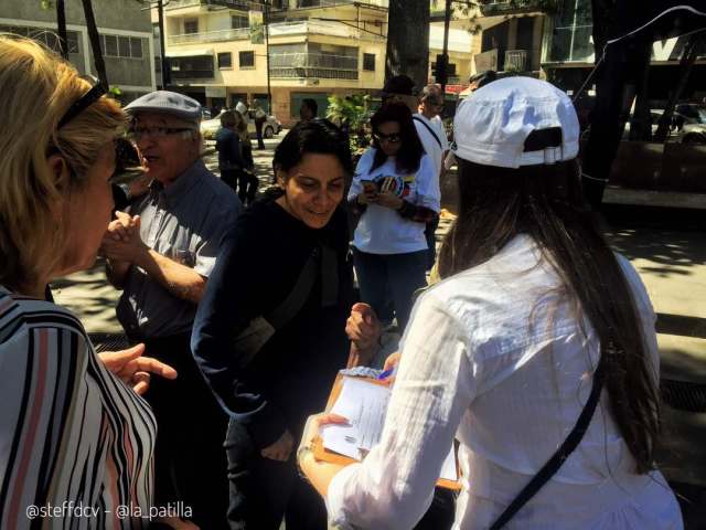 Foto: En Chacao participaron en la validación de PJ y AD. / Steffany Carvajal - LaPatilla.com