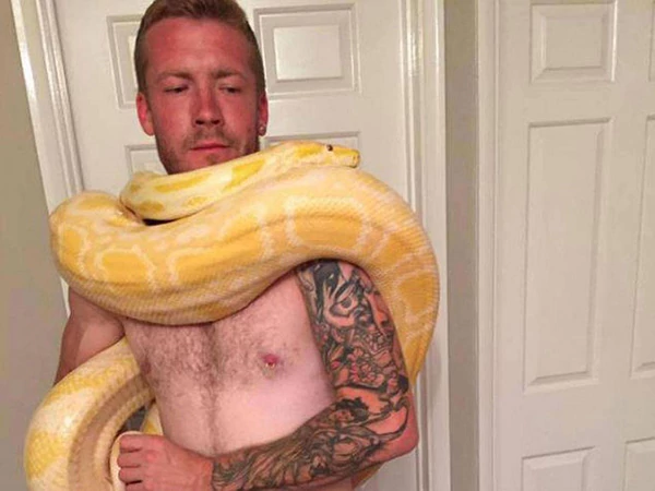 Trágico final: Lo mató su serpiente de 2,4 metros que tenía como mascota (foto)