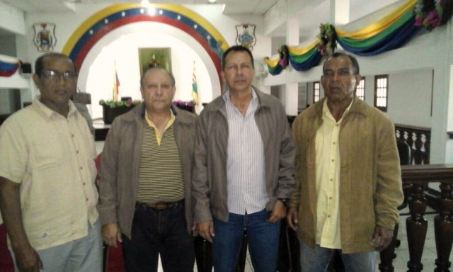 Diputados regionales del Frente parlamentario Manuel “Carlos Piar”. Foto prensa 