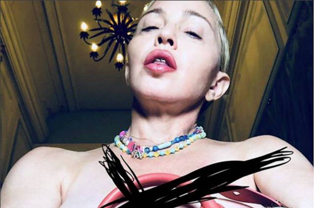 La curiosa imagen que la cantante Madonna ha subido a su cuenta de Instagram. INSTAGRAM