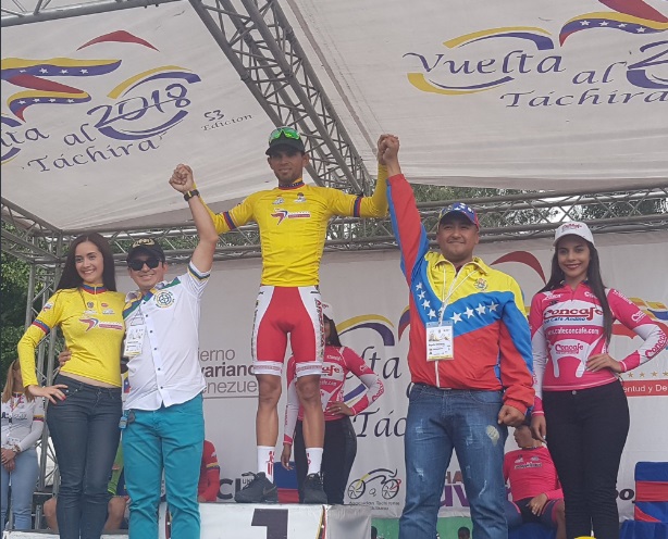 Venezolano Pedro Gutiérrez se llevó la segunda etapa de la Vuelta al Táchira