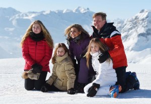 La Familia Real holandesa de vacaciones en la nieve (Fotos)