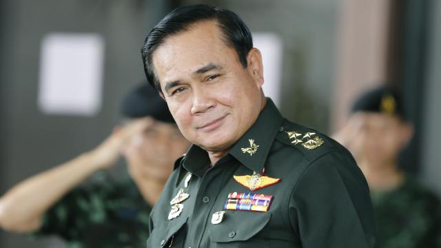 Jefe de la junta militar de Tailandia el general Prayut Chan-O-Cha. Foto cortesía Twitter