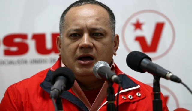 El primer vicepresidente del Psuv, Diosdado Cabello