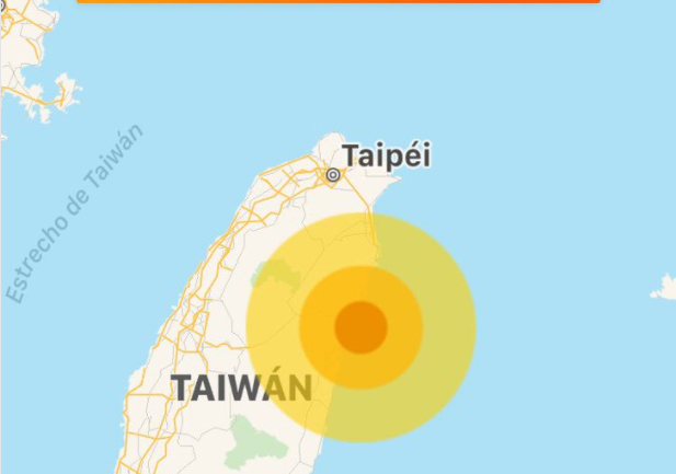 Otro sismo de magnitud 5.7 sacudió a Taiwán