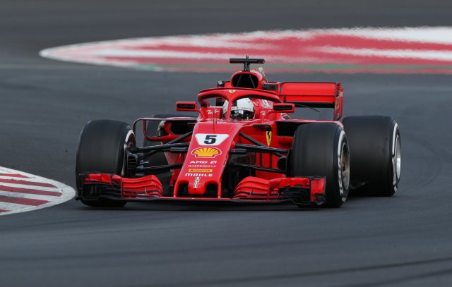 El piloto de la escudería Ferrari, Sebastian Vettel. REUTERS/Albert Gea
