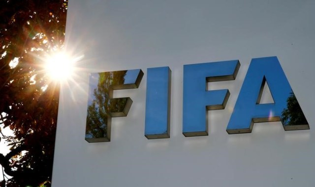 El logo de la FIFA en su sede en Zúrich, sep 26, 2017. REUTERS/Arnd Wiegmann