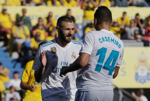 El Real Madrid hace los deberes con una victoria contundente ante Las Palmas