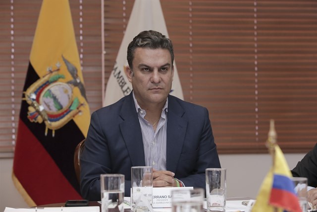 El presidente destituido de la Asamblea Nacional de Ecuador, José Serrano. notimerica.con