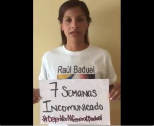 Hija de Raúl Baduel: Mi padre es torturado desde hace siete semanas (video)