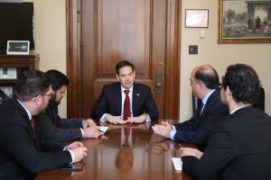 Borges y Smolansky se reunieron con Marco Rubio para pedir apoyo a favor de unas elecciones libres en Venezuela