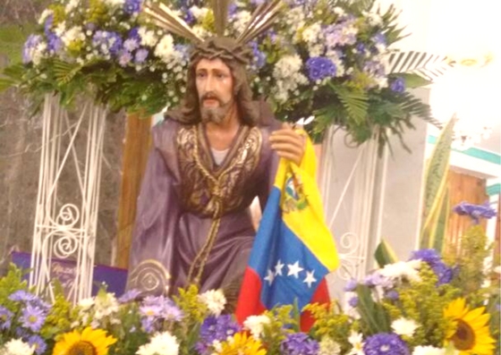 Por primera vez el Nazareno de Cumaná no cargará su cruz (FOTO)