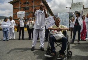 En imágenes: La gran protesta nacional del sector salud contra la crisis humanitaria