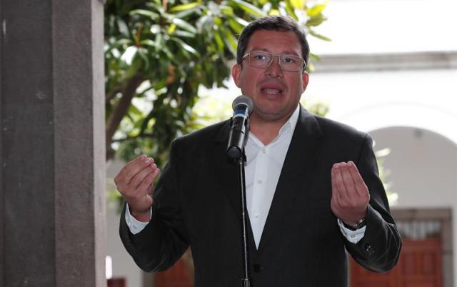 Ministro del Interior de Ecuador, César Navas / Foto Efe