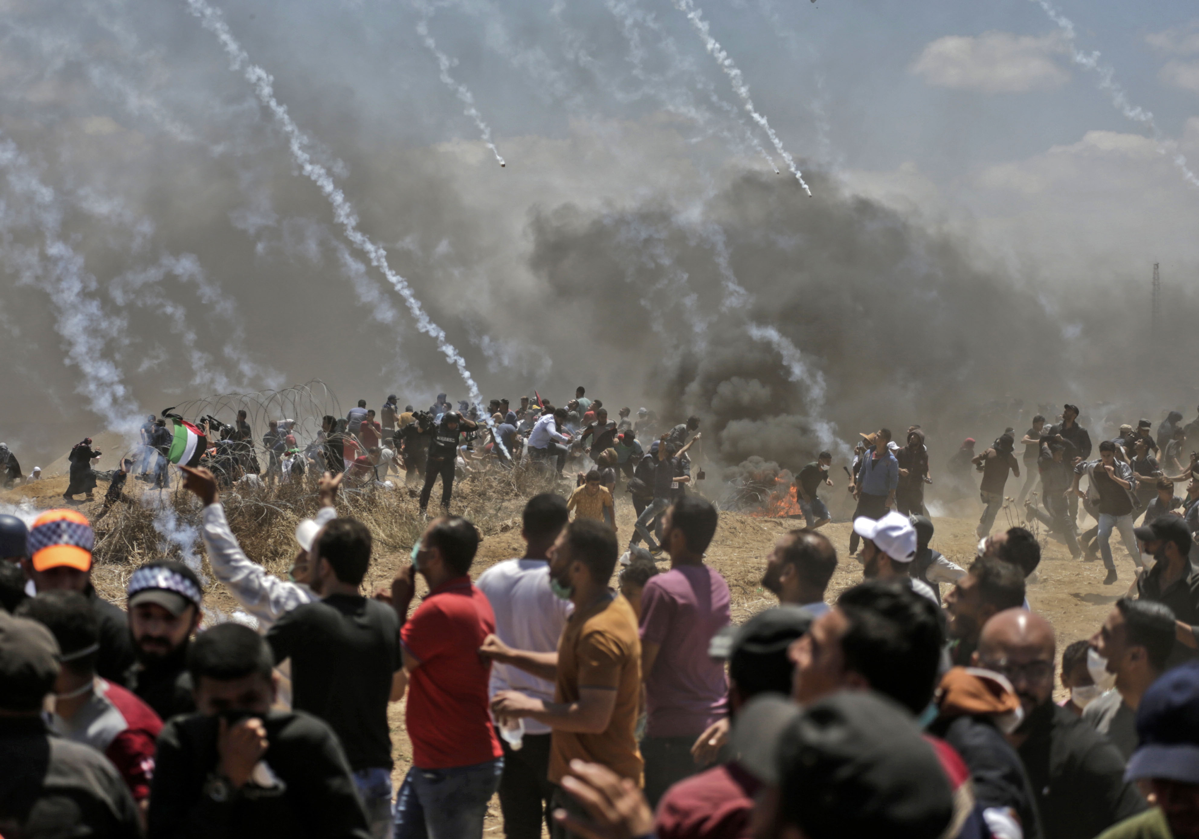Más de 50 muertos en Gaza en protestas por el traslado de embajada de EEUU a Jerusalén
