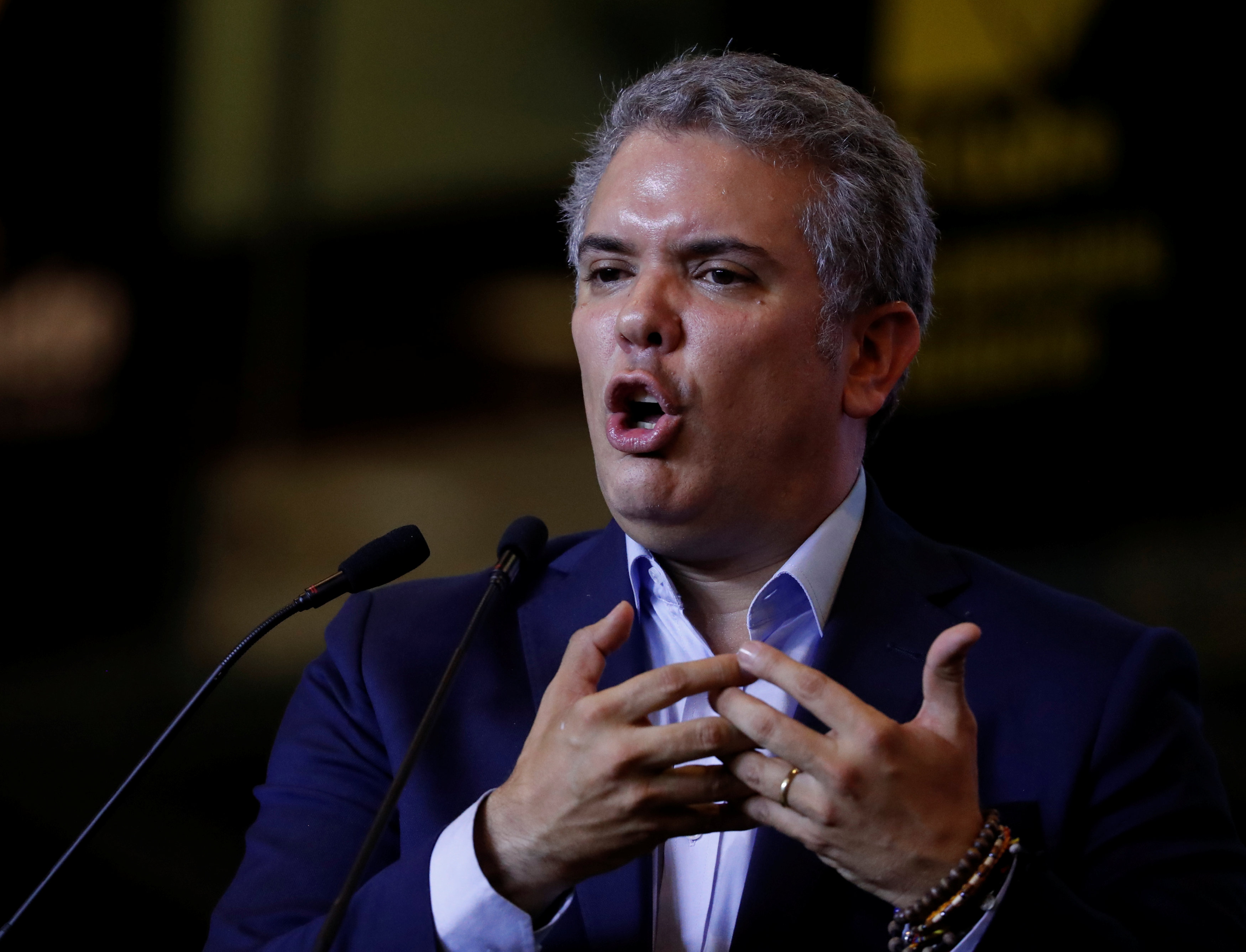 Iván Duque dice que aspira a ser el presidente que una a Colombia