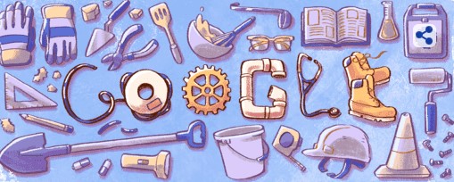 Google dedica su “doodles” al Día del Trabajador
