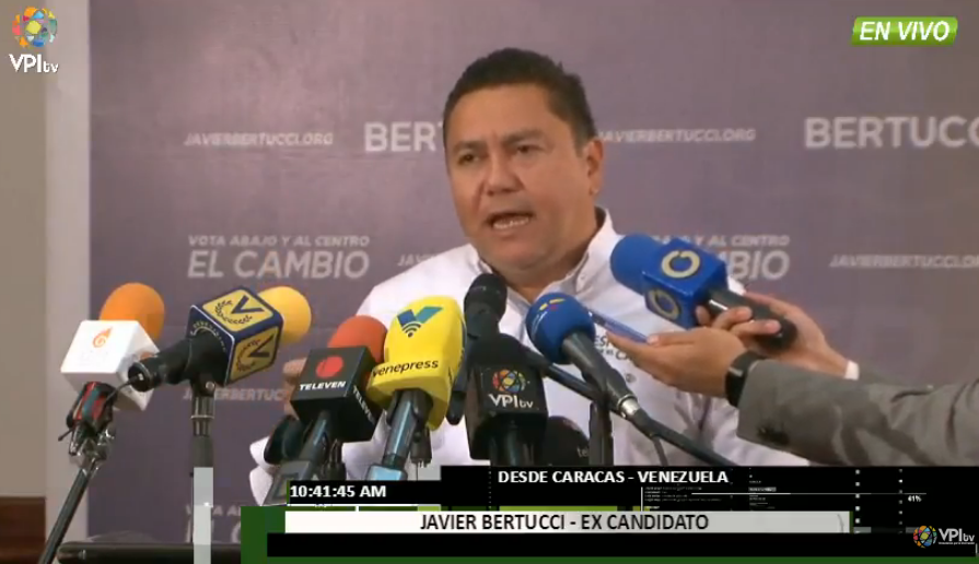 Bertucci: Maduro debería renunciar por respeto a un país