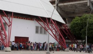 Venezolanos y colombianos retornados esperaron el bono de la ONU que no llegó