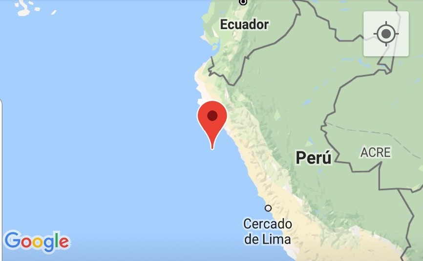 Sismo de magnitud 5 se registra en la costa norte de Perú