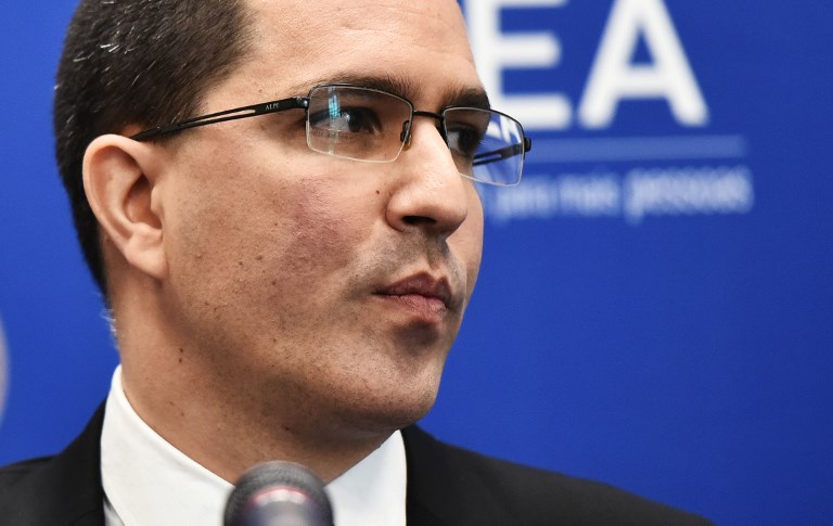 Pero dilo sin llorar: Arreaza acusa a la OEA de ejercer un bloqueo en contra de Venezuela
