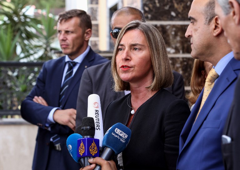 Mogherini espera que Trump y Putin alcancen un acuerdo de control de armas