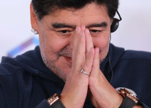 Maradona compara desempeño de selección Argentina con una película de terror