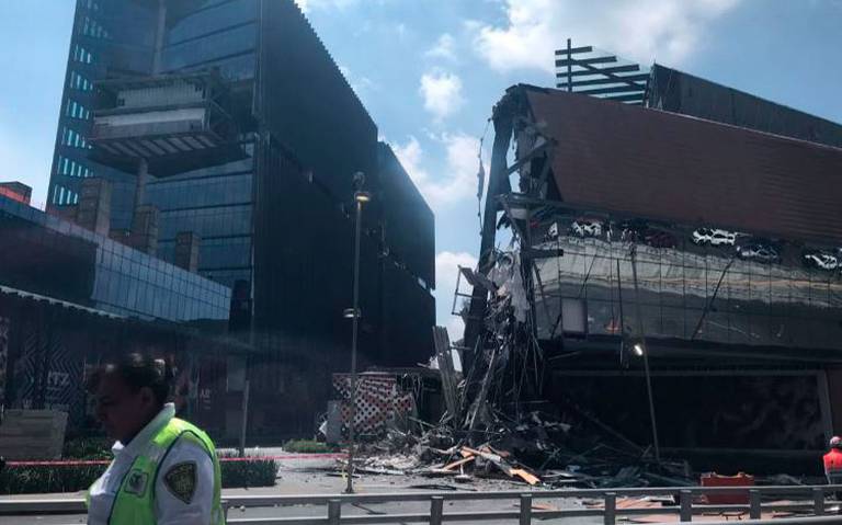 Se derrumba centro comercial en México sin dejar heridos o personas atrapadas (Video)