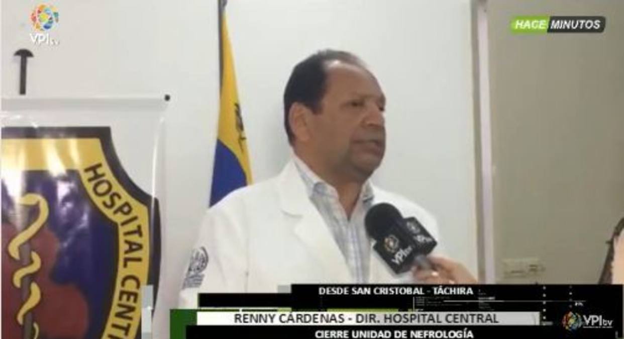 Cerrará la unidad de Nefrología del Hospital Central de San Cristóbal