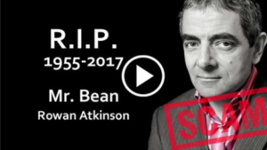 La falsa muerte de Mr. Bean que propaga un virus