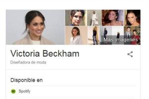 Google confunde a Victoria Beckham con Meghan Markle
