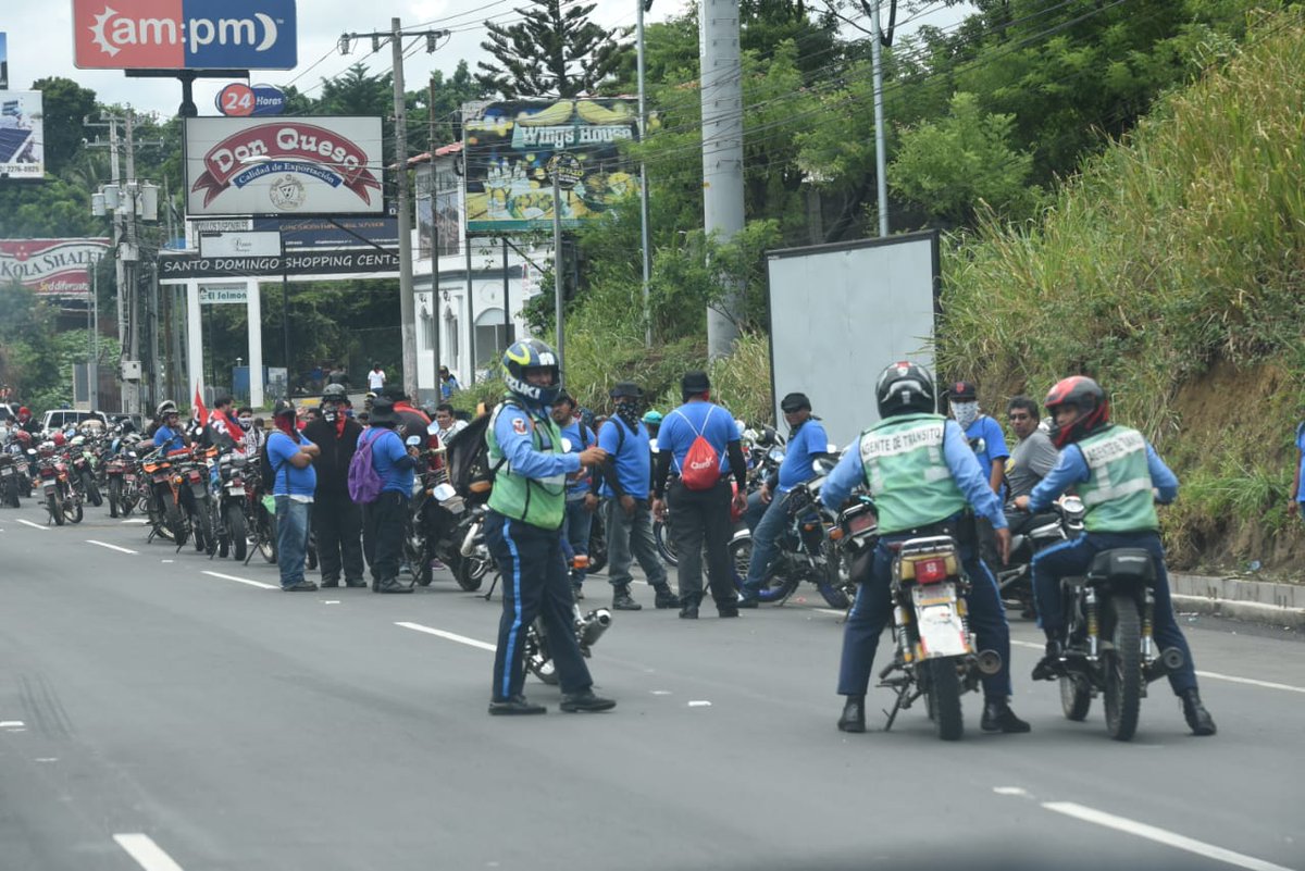 Se dispersa caravana que protestaba contra Ortega por asedio policial