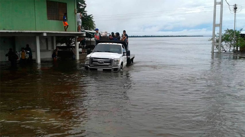 Al menos 360 familias afectadas por crecida del río Orinoco en Anzoátegui