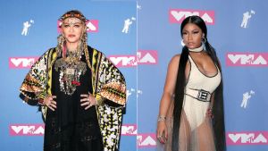 ¡SEXY! El apasionado beso de Madonna y Nicki Minaj en los VMA’s que no viste en televisión