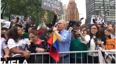 Ledezma agradece a Haley tras participar en concentración de venezolanos en Nueva York (Video)