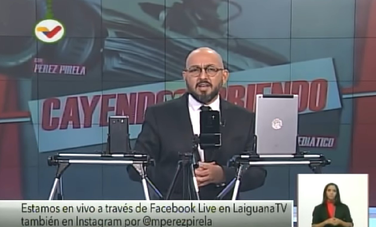 Pérez Pirela anuncia Cayendo y Corriendo sale del aire (Video)