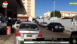 Largas colas y pocas estaciones de servicio abiertas en Maracaibo #27Dic (video)