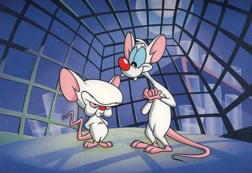 Mostraron aterradora versión “en carne y hueso” de Pinky y Cerebro (Fotos)