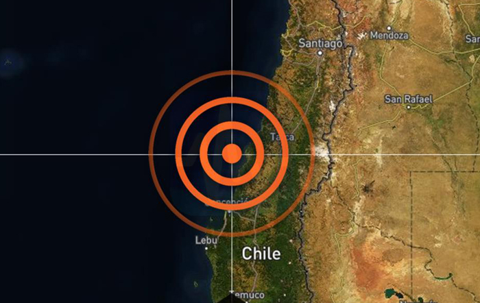 Sismo de magnitud 5,0 sacude tres regiones del centro y sur de Chile