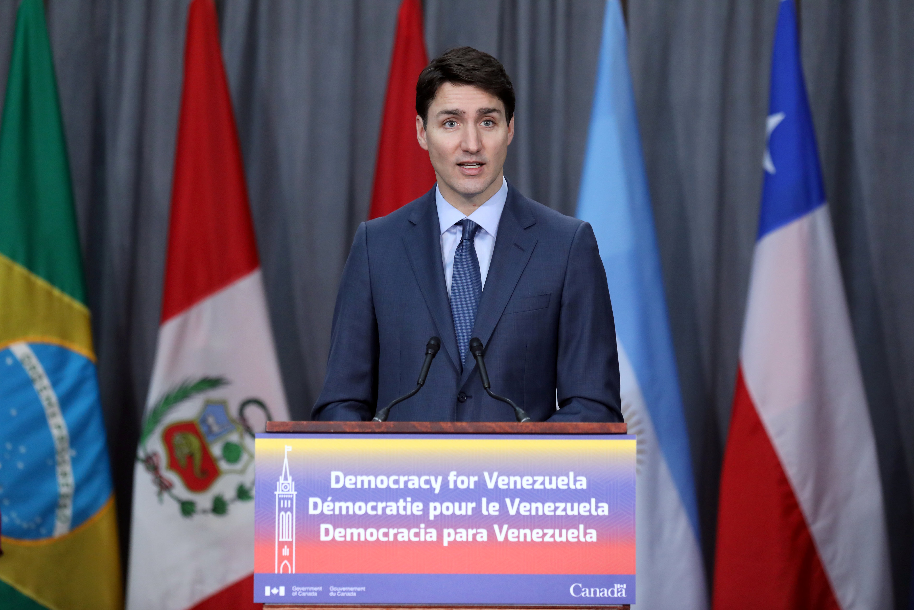 Primer ministro de Canadá habló con Guaidó sobre la crisis venezolana