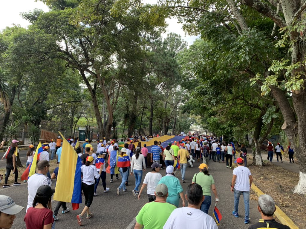 FOTOS: Hasta La Sayona salió a marchar por la democracia en Táchira #2Feb