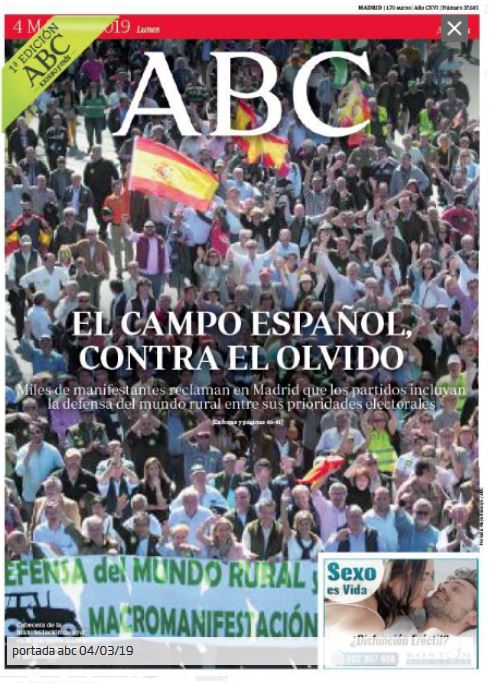 Portadas de la prensa internacional de este lunes 4 de marzo de 2019