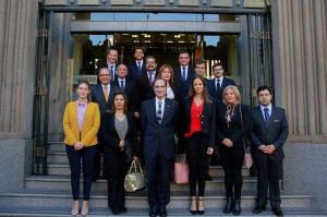 Magistrados del TSJ legítimo se reunieron con el ministro de Justicia de Chile
